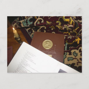 Postal Festiva Libros del siglo pasado