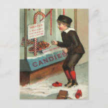 Lick Me Candy Cane Humor Vintage Christmas Joke