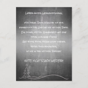 Postal Festiva Lieber guter Weihnachtsmann