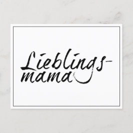 Postal Festiva Lieblingsmama