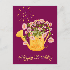 Postal Festiva Life is better in the garden personalise card