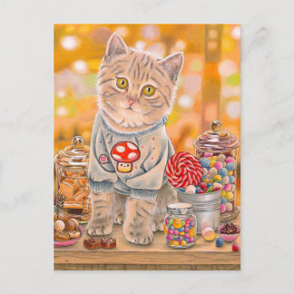 Postal Festiva "Life Is Sweet" postacrd