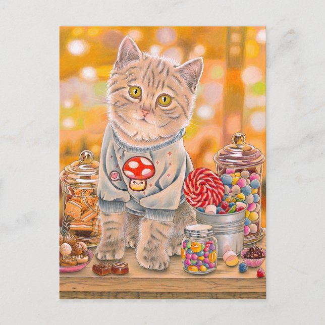 Postal Festiva "Life Is Sweet" postacrd (Anverso)