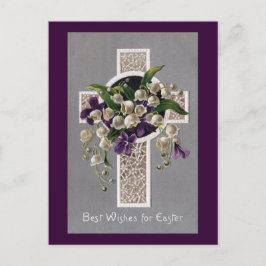 Postal Festiva Lily de la Cruz de Pascua del Valle