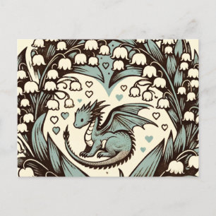Postal Festiva Lily of the Valley Baby Dragon Cute Dragons