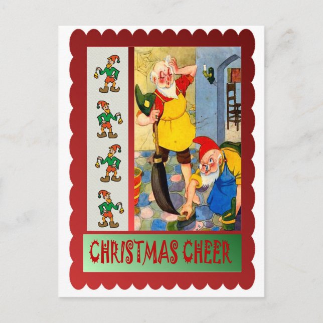 Postal Festiva Limpieza de navidades (Anverso)