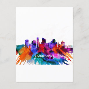 Postal Festiva Línea aérea de Grand Rapids