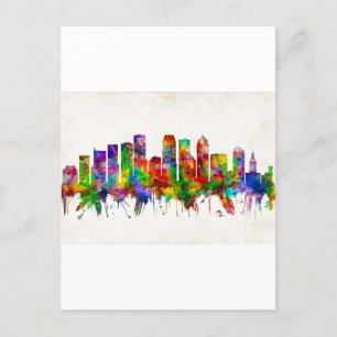 Postal Festiva Línea aérea de Tampa Florida