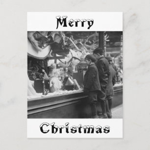 Postal Festiva Lista de deseos de navidades, años 20