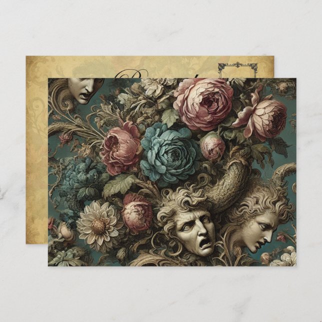 Postal Festiva Litanía de aristócratas - Victoria gótica (Anverso / Reverso)