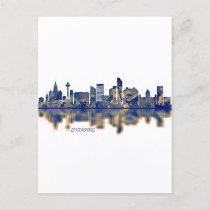 Postal Festiva Liverpool Skyline