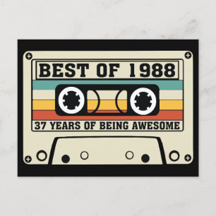 Postal Festiva Lo mejor de 1988 37 años de ser increíble