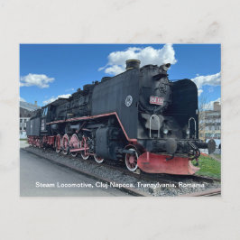 Postal Festiva Locomotora de vapor, Cluj-Napoca, Rumanía, en