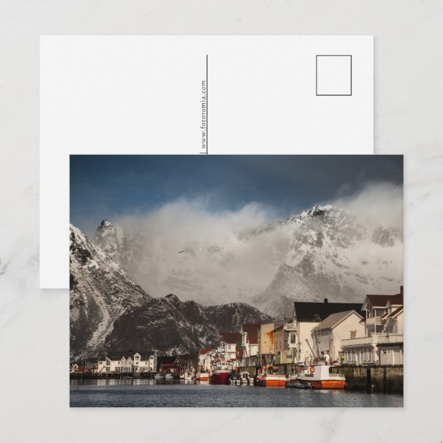Postal Festiva Lofoten Henningsvaer (Anverso / Reverso)