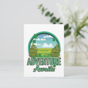 Postal Festiva Logo de Scotland Travel