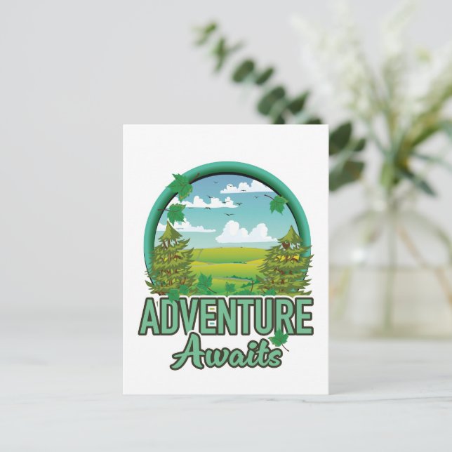 Postal Festiva Logo de Scotland Travel (Anverso de pie)