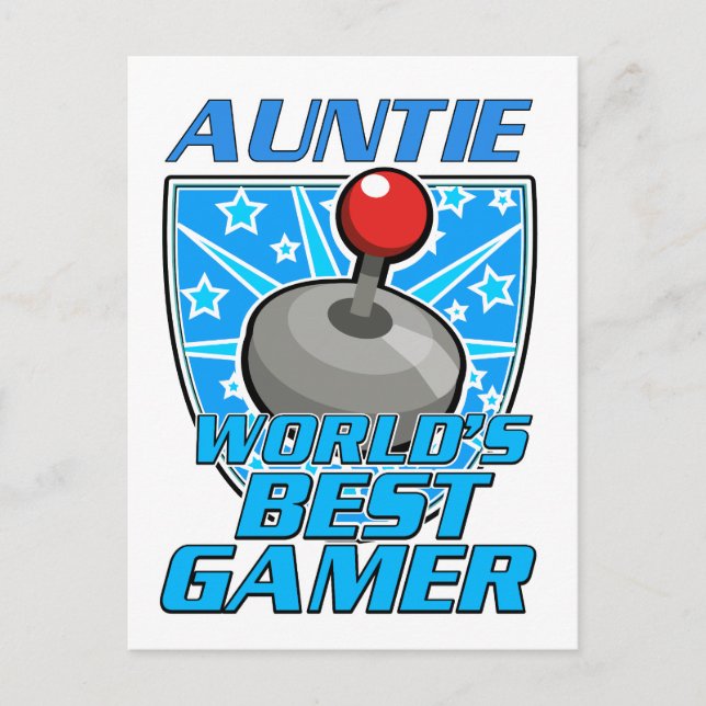 Postal Festiva Logo retro de la mejor jugadora del mundo (Anverso)