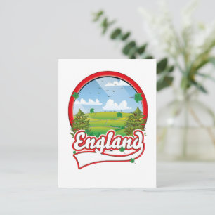 Postal Festiva logotipo de England Travel