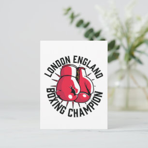 Postal Festiva logotipo de New York Boxing