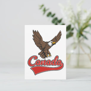 Postal Festiva logotipo de viaje a Canadá