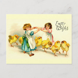 Postal Festiva London Bridge Happy Easter Cute Vintage