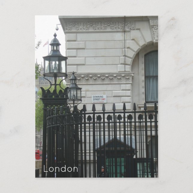 Postal Festiva Londres - Downing Street (Anverso)