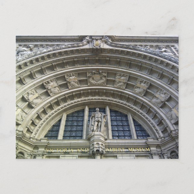 Postal Festiva Londres - Museo Victoria Y Albert (Anverso)