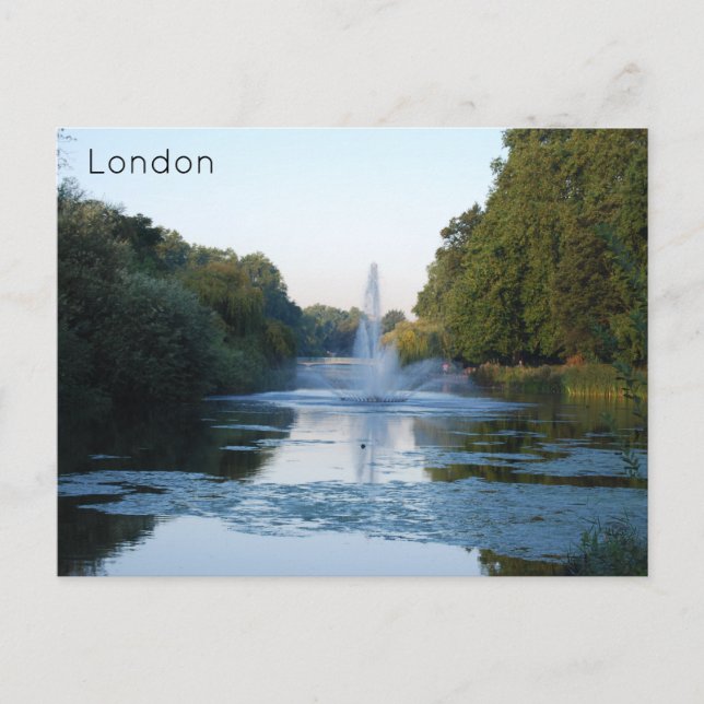 Postal Festiva Londres - Parque St James (Anverso)