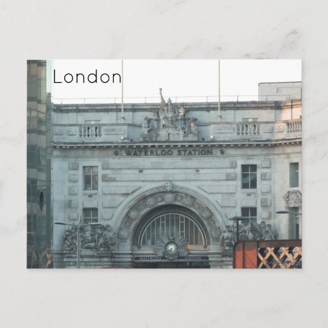 Postal Festiva Londres - Waterloo (Anverso)