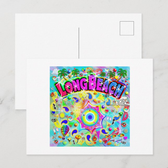 Postal Festiva Long Beach Mystic Dance  (Anverso / Reverso)