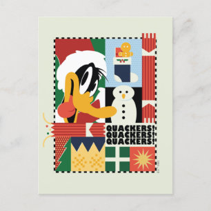 Postal Festiva LOONEY TUNES™ PATITO DAFFY™ Pato de las fiestas
