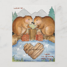 Los castores enamorados