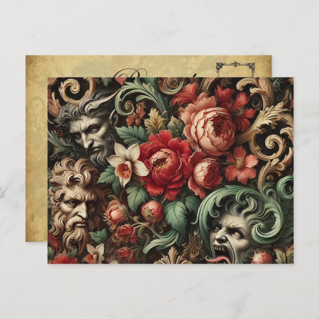 Postal Festiva Los hermanos verdes - victoriano gótico (Anverso / Reverso)