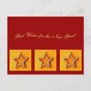 Postal Festiva ¡Los mejores deseos para el Año Nuevo! -Postal