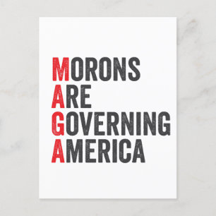 Postal Festiva Los morones están gobernando América el 4 de julio