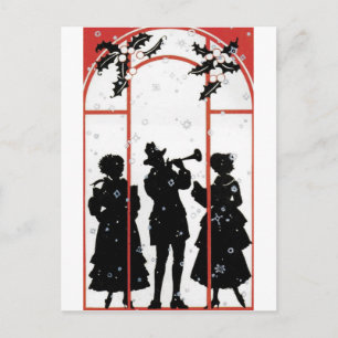 Postal Festiva Los músicos de las fiestas