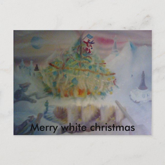 Postal Festiva los navidades de la regencia, (Anverso)