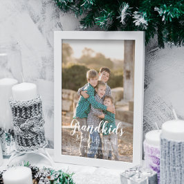 Postal Festiva Los nietos hacen que la vida sea grande