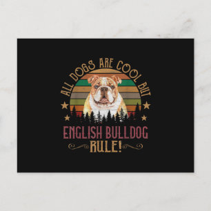 Postal Festiva Los Perros Son Geniales Pero Los English Bulldog C