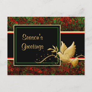 Postal Festiva Los saludos de temporada animan a los Navidades de