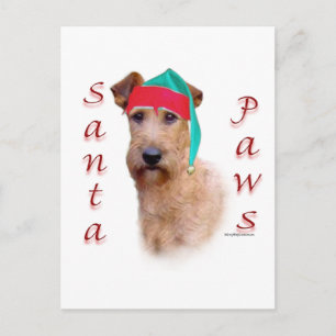 Postal Festiva Los Santa Paws del Territorio Irlandés
