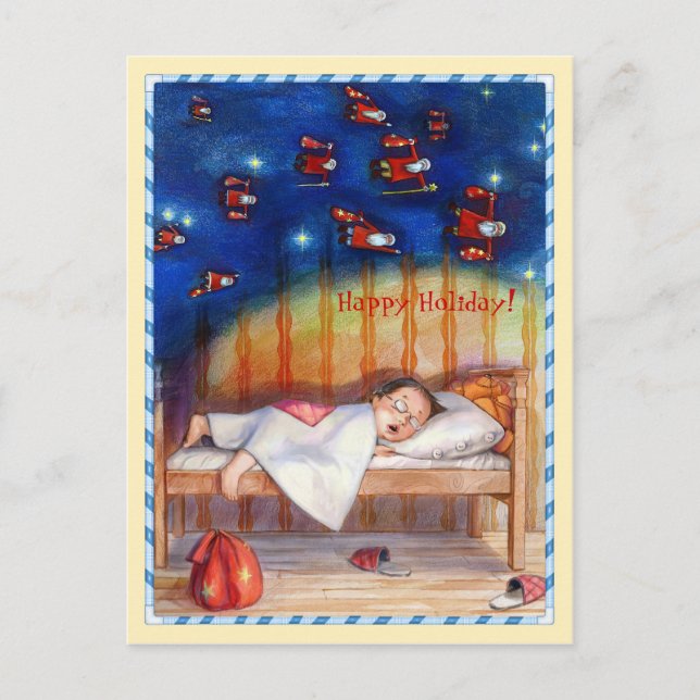 Postal Festiva Los sueños vienen true_pc (Anverso)