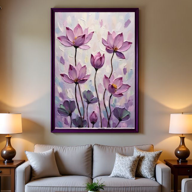 Postal Festiva Lotus – Oil Painting (Subido por el creador)