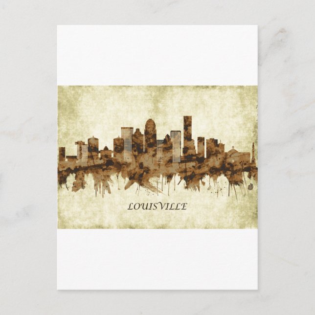 Postal Festiva Louisville Kentucky Cityscape (Anverso)