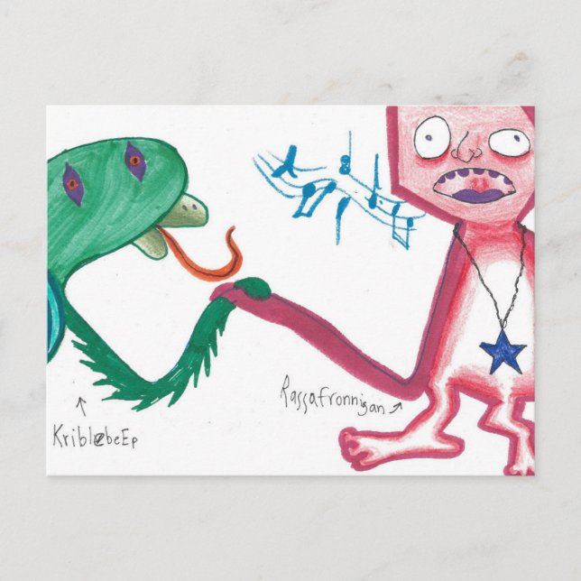 Postal Festiva Love Birds (Anverso)