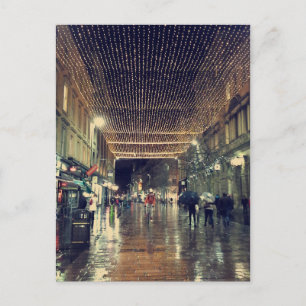 Postal Festiva Luces de los Navidades de Glasgow Scotland