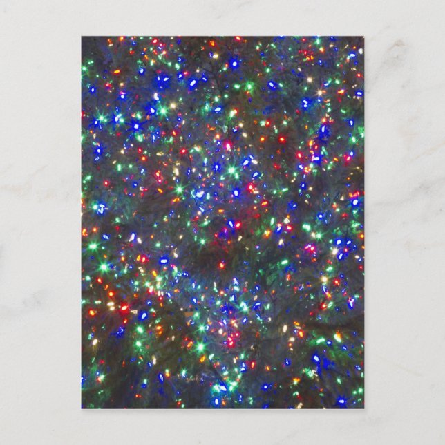 Postal Festiva Luces de navidad, Portland, Oregón (Anverso)