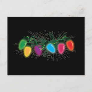 Postal Festiva Luces de Navidades de vacaciones