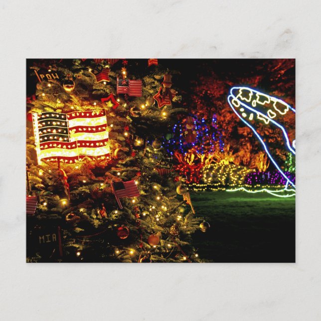 Postal Festiva Luces de vacaciones - Parque Estatal Shore Acres,  (Anverso)