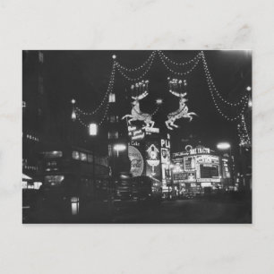 Postal Festiva Luces navidades